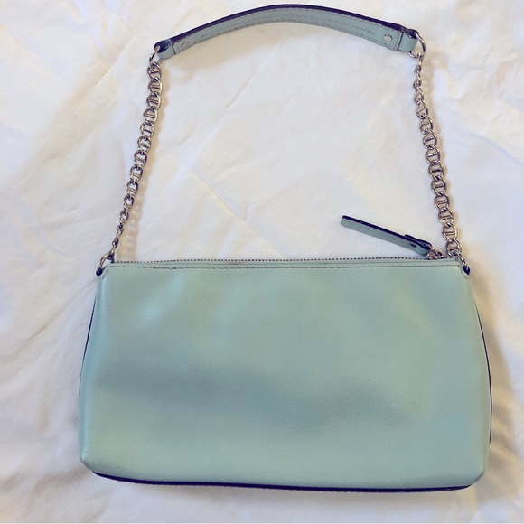 KATE SPADE Robins Egg Blue Leather Shoulder Bag - Picture 4 of 13